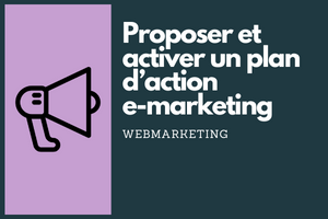 Proposer et activer un plan d’action e-marketing